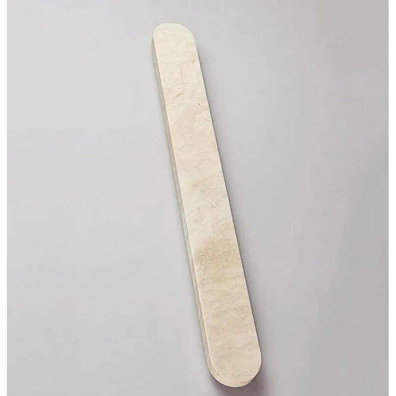 Slim Linear Travertine Up Down Wall Sconce