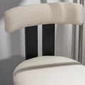 Soft Bouclé Dining Chair - View 5