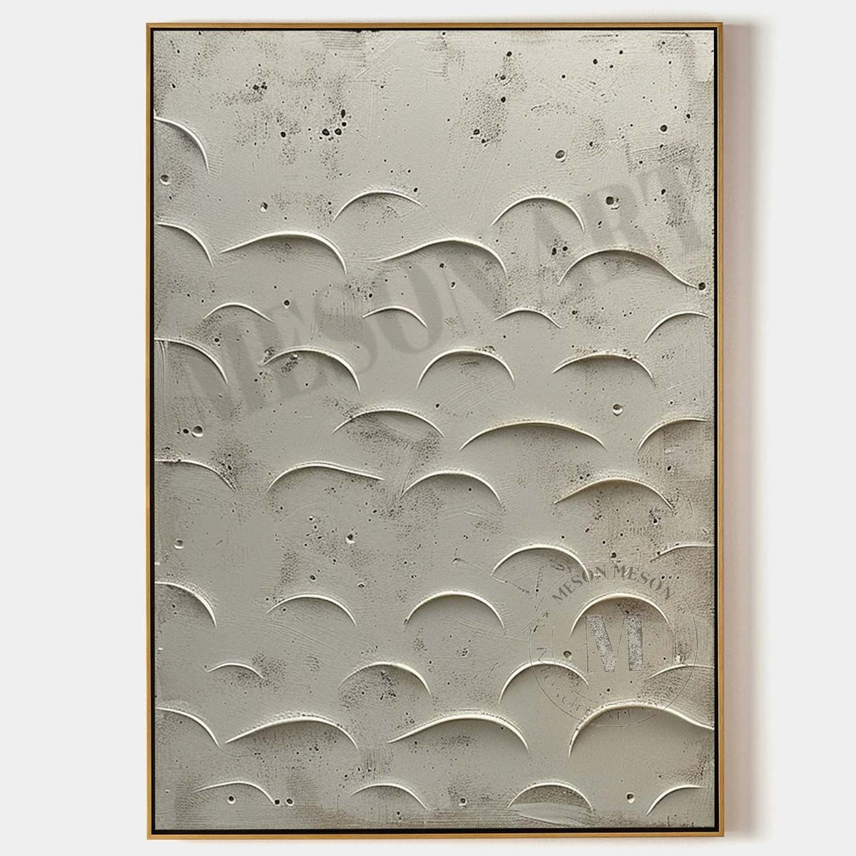 Soft Crescents in Stone Plaster