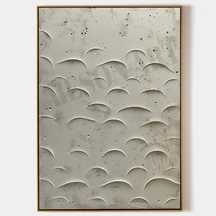 Soft Crescents in Stone Plaster