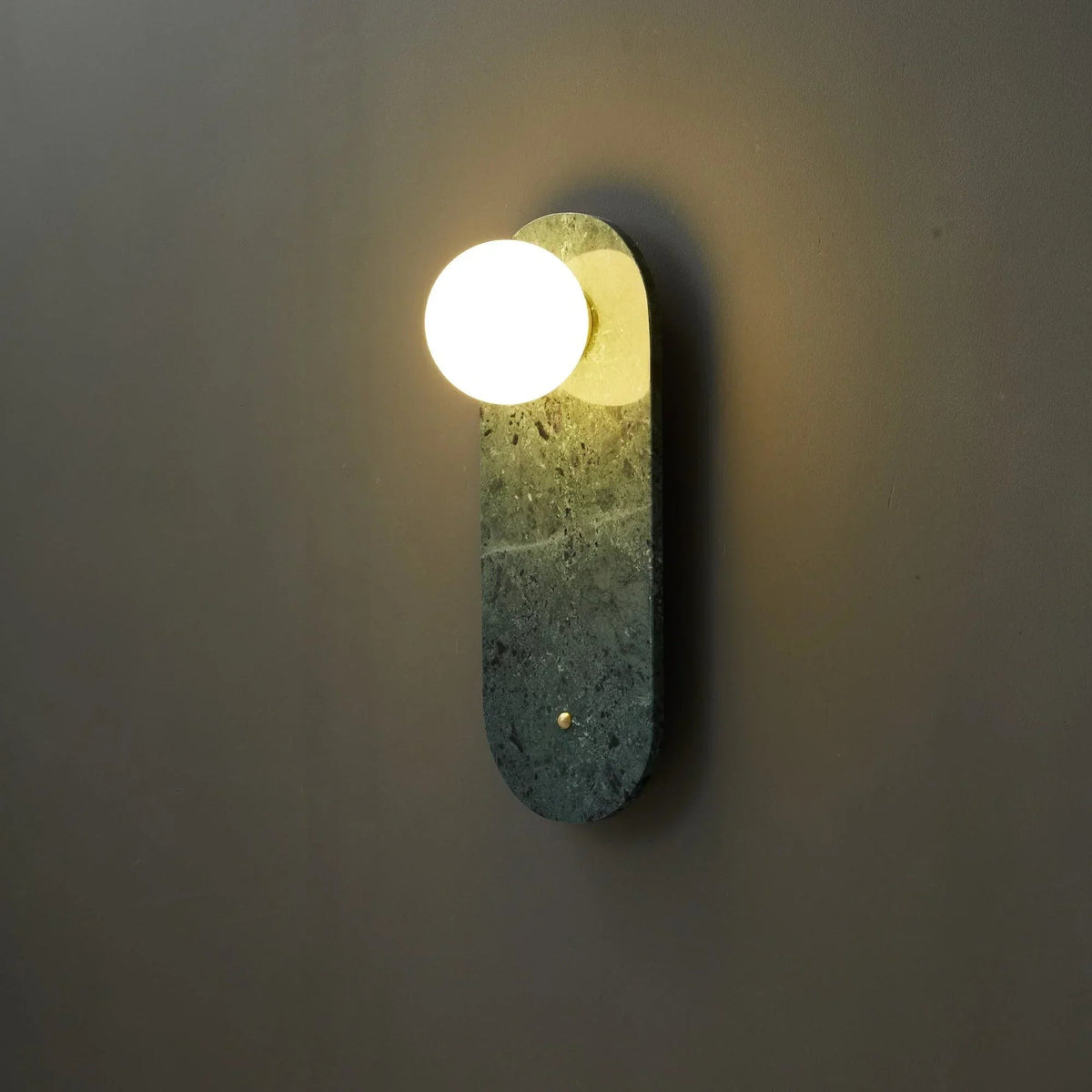 Solid Marble Block Up and Down Wall Sconce