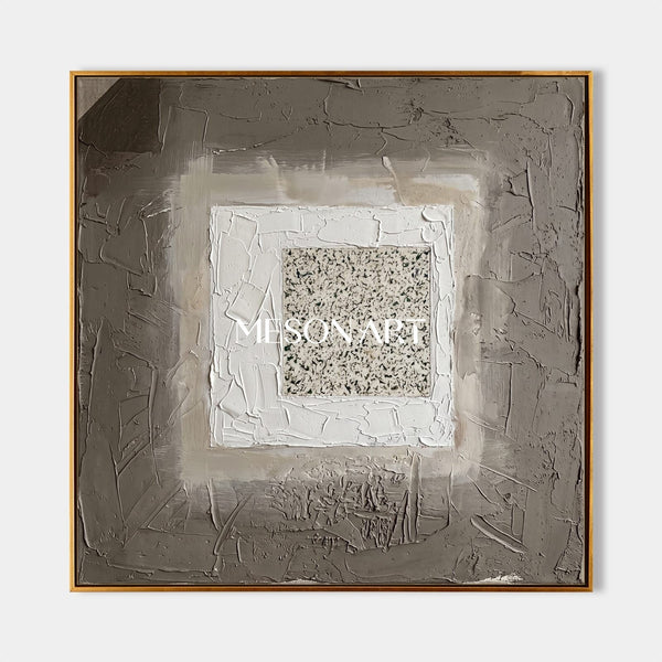 Speckled Stone Square in Gray