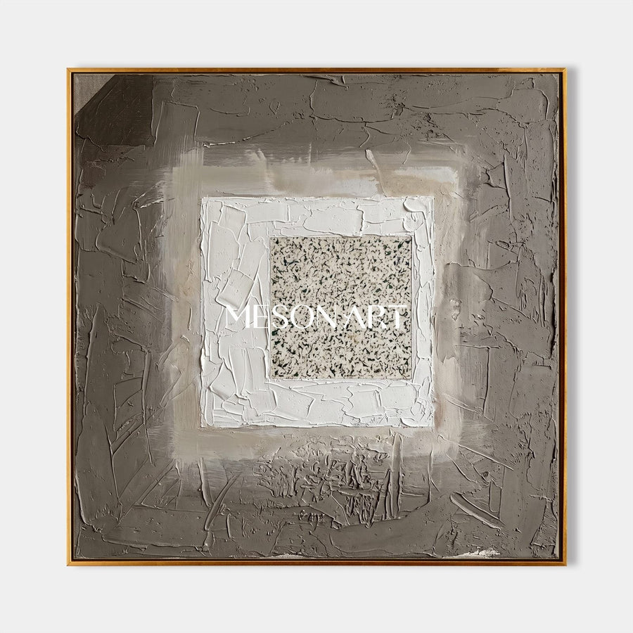 Speckled Stone Square in Gray