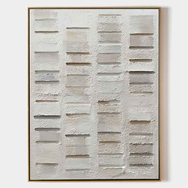 Stacked Ivory Plaster Bands