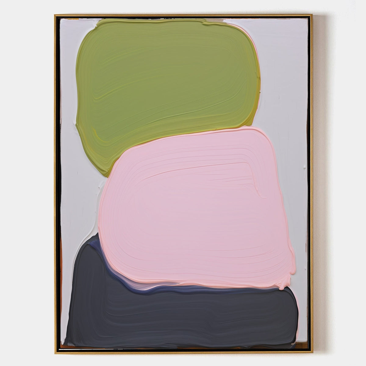 Stacked Olive, Blush and Slate Forms