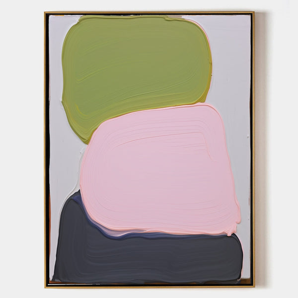 Stacked Olive, Blush and Slate Forms
