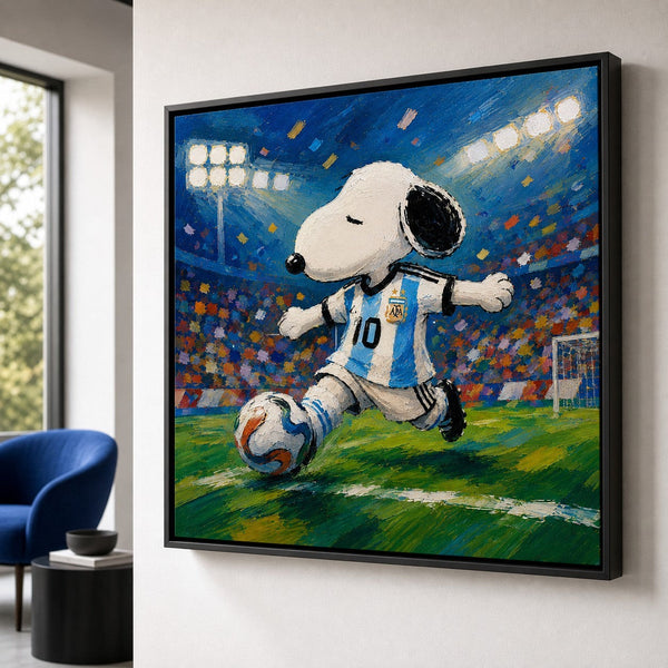 Stadium Lights Cartoon Pup Striker