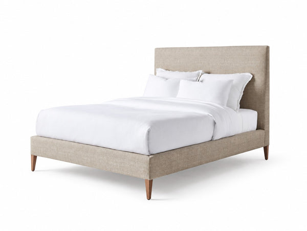 The Stoliv Bed on a white studio background