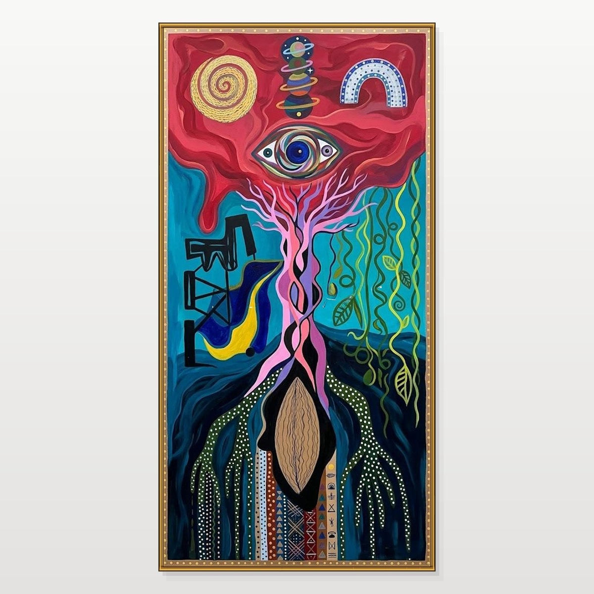Surreal Tree of the All-Seeing Eye