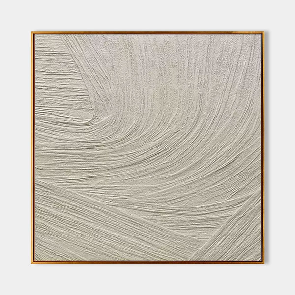 Sweeping Ivory Plaster Currents