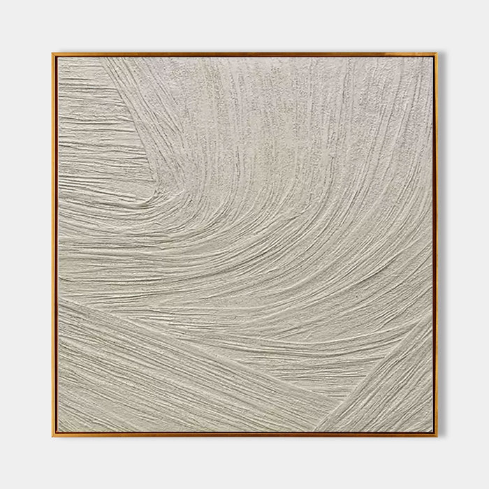 Sweeping Ivory Plaster Currents
