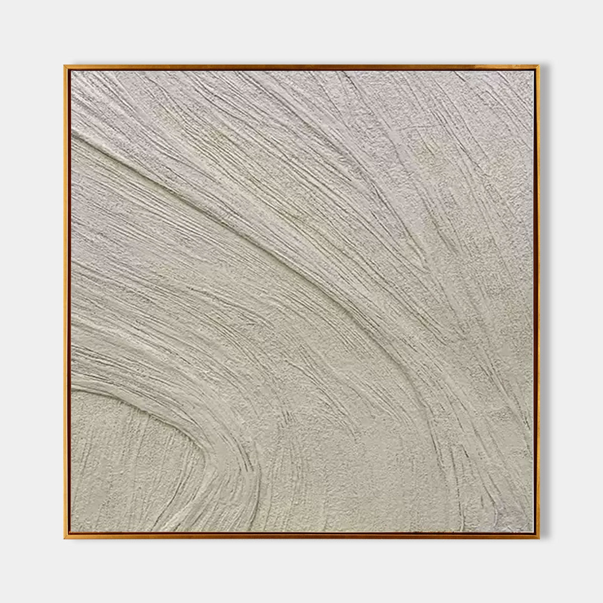 Sweeping Ivory Plaster Currents