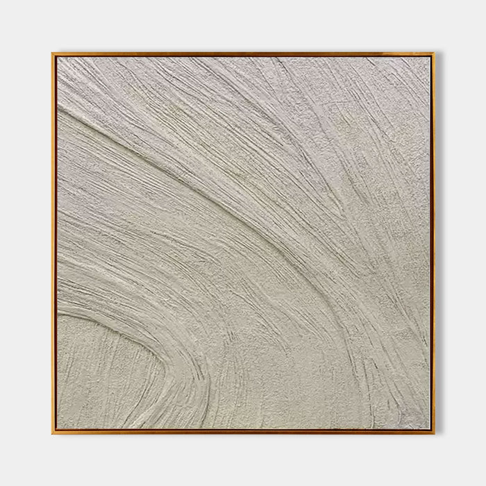 Sweeping Ivory Plaster Currents