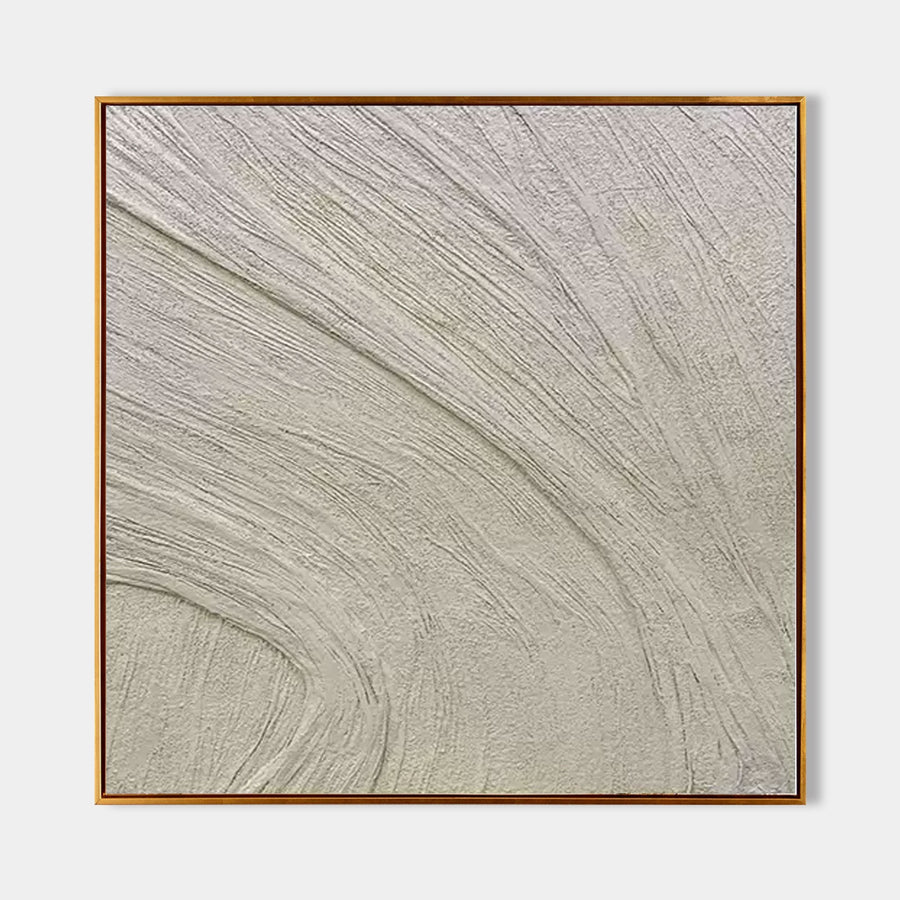 Sweeping Ivory Plaster Currents