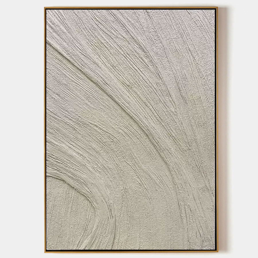Sweeping Ivory Plaster Currents