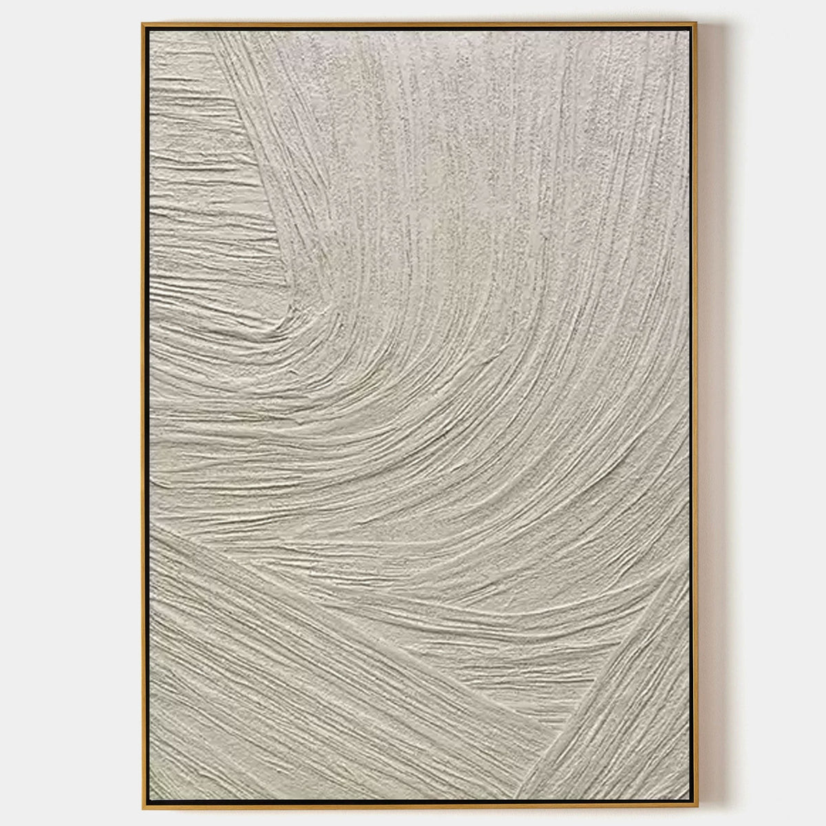 Sweeping Ivory Plaster Currents