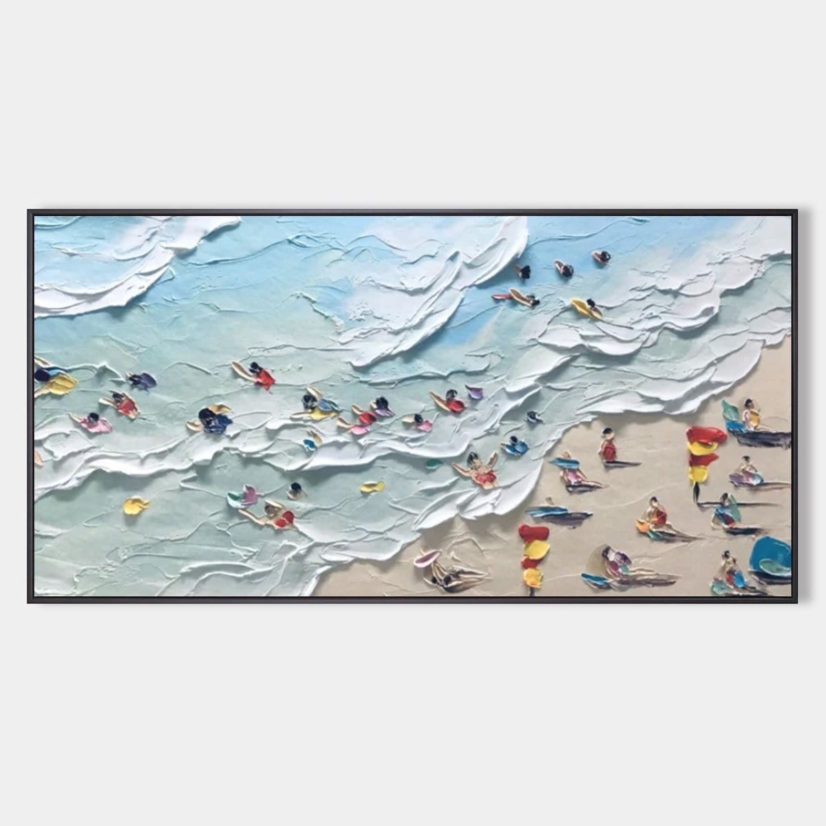 Swimmers in the Summer Surf