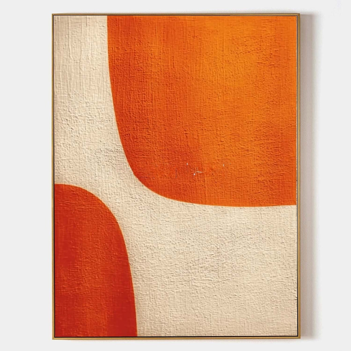 Tangerine Curves on Warm Cream