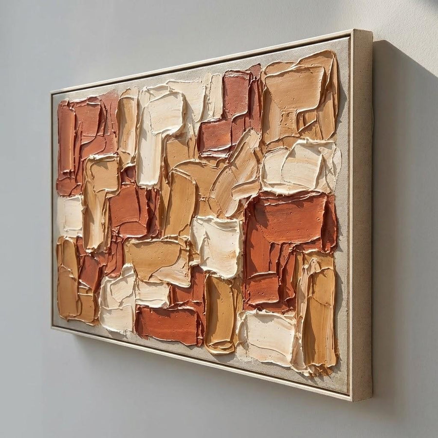 Terracotta and Cream Knife Blocks