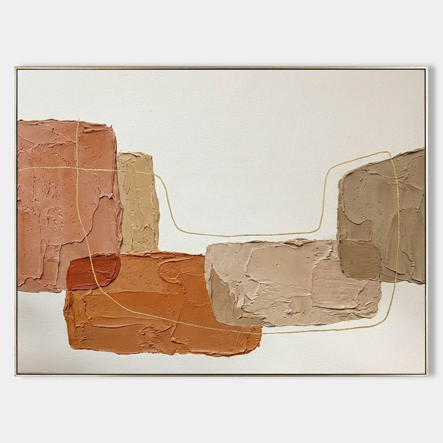 Terracotta Blocks with Golden Thread