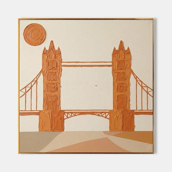 Terracotta Tower Bridge in Relief
