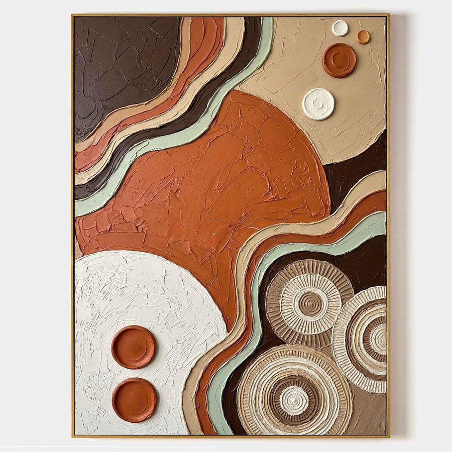 Terracotta Waves and Sculpted Circles