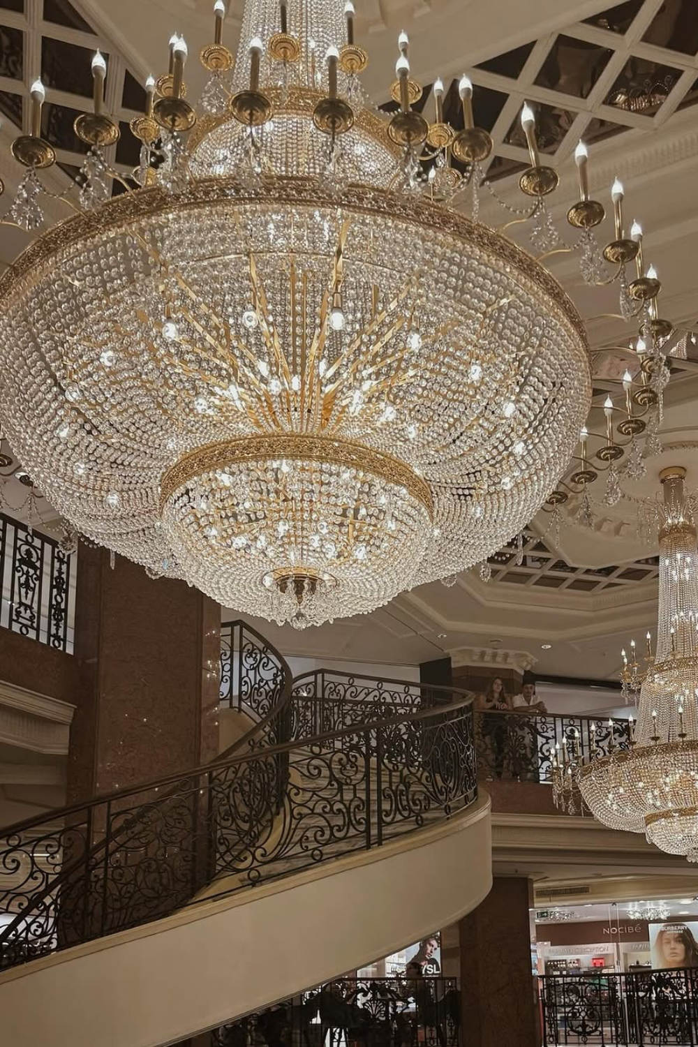 Tiered Empire Crystal Candle Chandelier