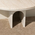 Travertine Arch Coffee Table - View 3
