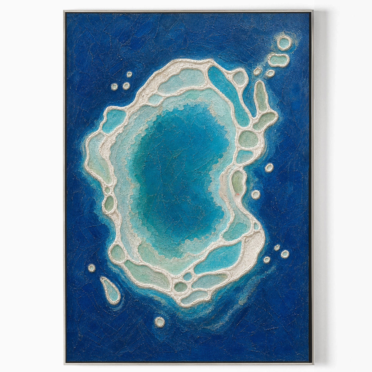Turquoise Atoll in Deep Blue