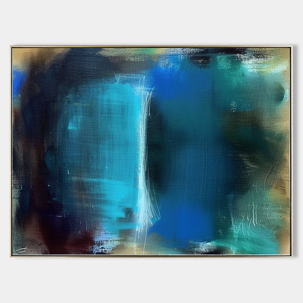 Turquoise Depths in Soft Haze