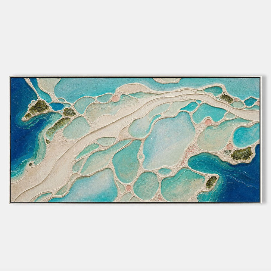 Turquoise Lagoon Shallows from Above