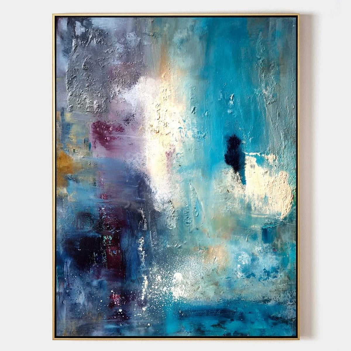 Turquoise Mist with Plum Shadows