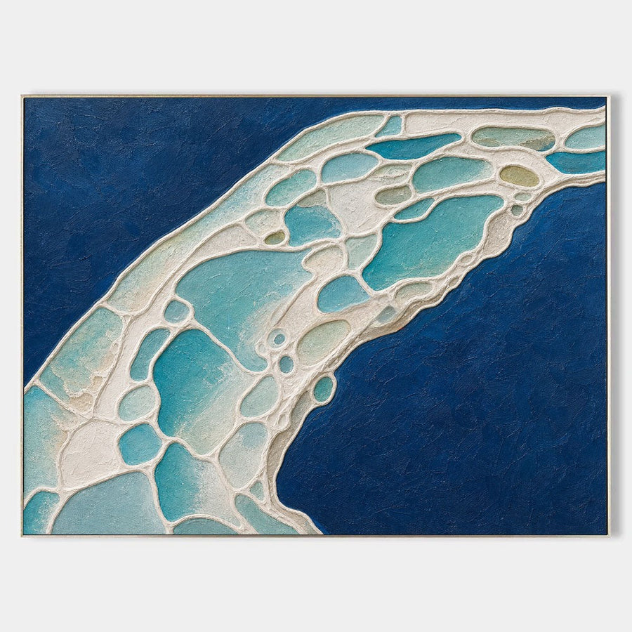 Turquoise Shoals in Deep Blue