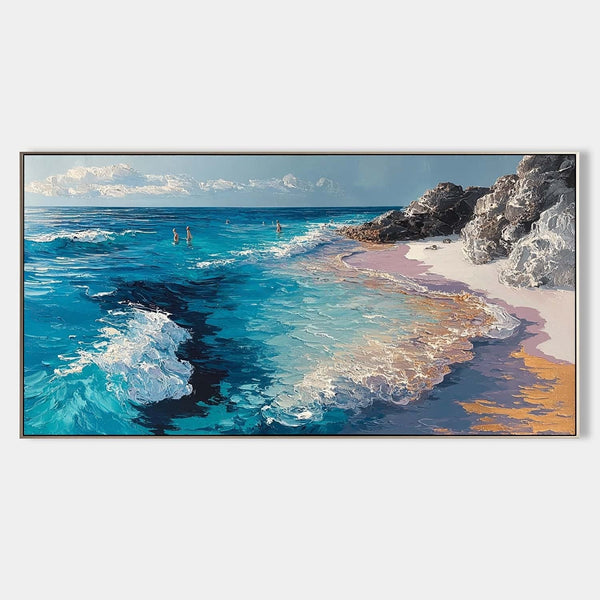 Turquoise Surf on a Rocky Cove