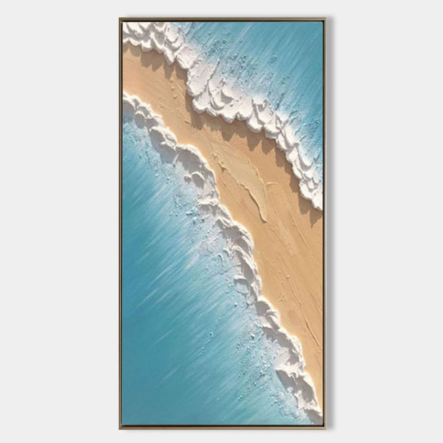 Turquoise Tide on Golden Sand