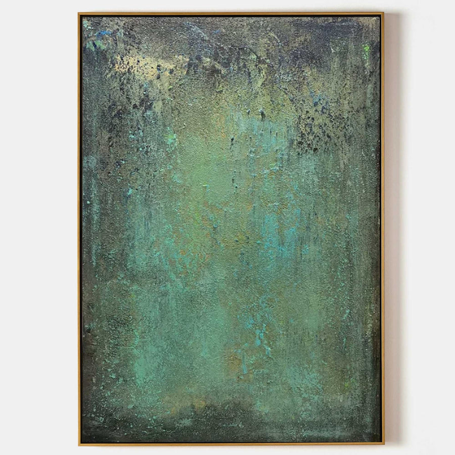 Verdigris Patina in Deep Green