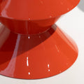 Vermillion Hourglass Accent Table - View 3