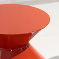 Vermillion Hourglass Accent Table - View 5