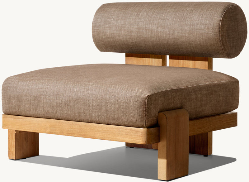 Vigo Teak Collection | Premium Outdoor Seating Set - Accent Chair, Sofa, Chaise, Ottoman, Coffee Table and Side Table