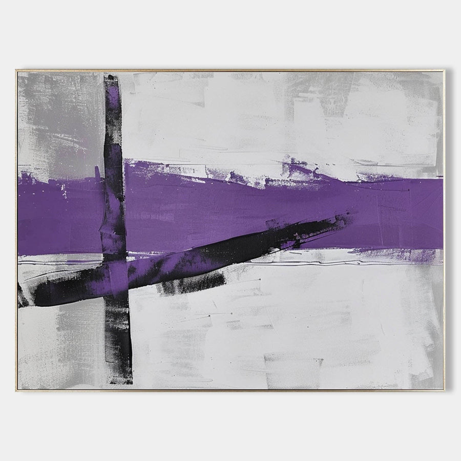 Violet Band Over Grey Mist