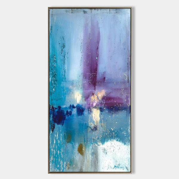 Violet Light Over Turquoise Water