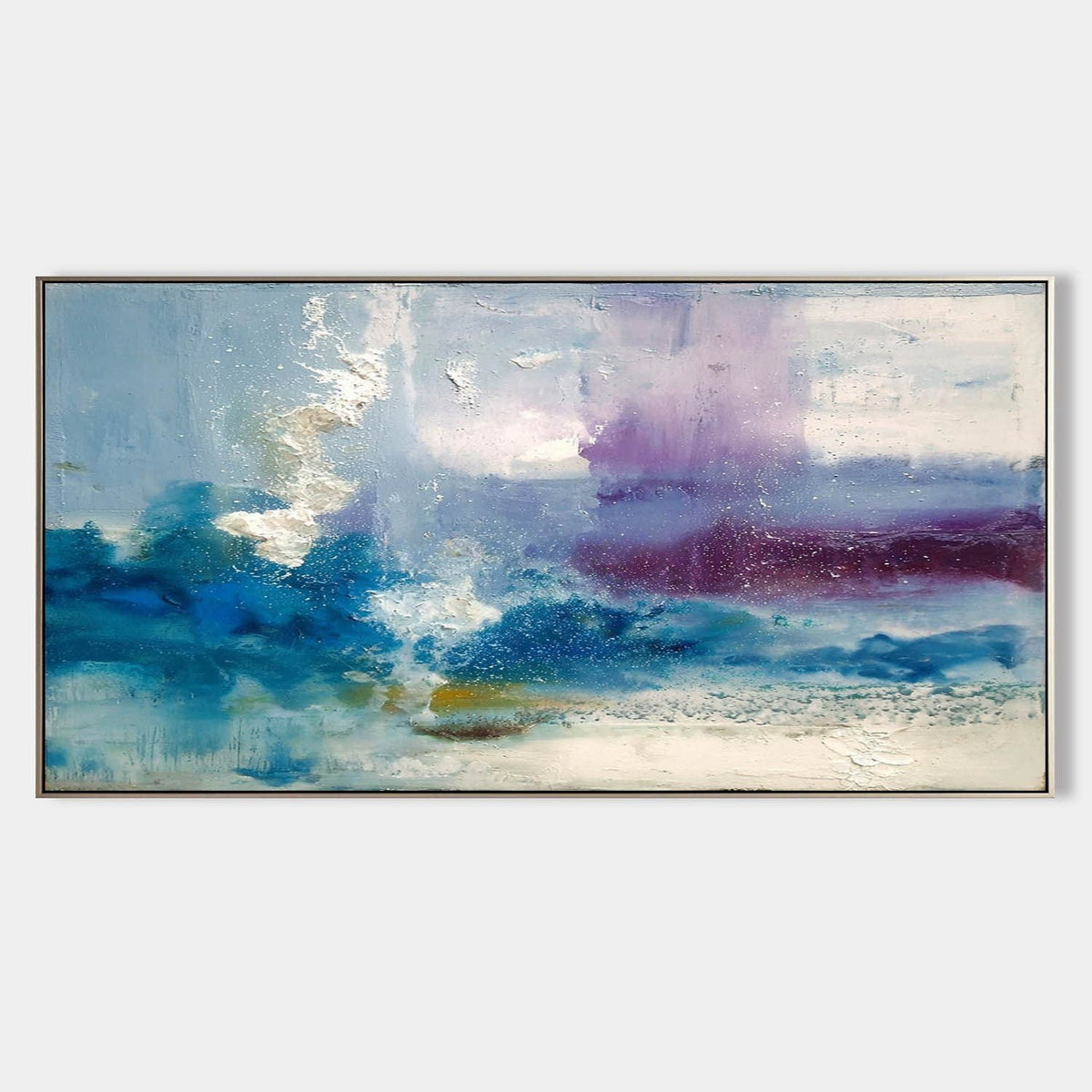 Violet Mist Over Blue Tide