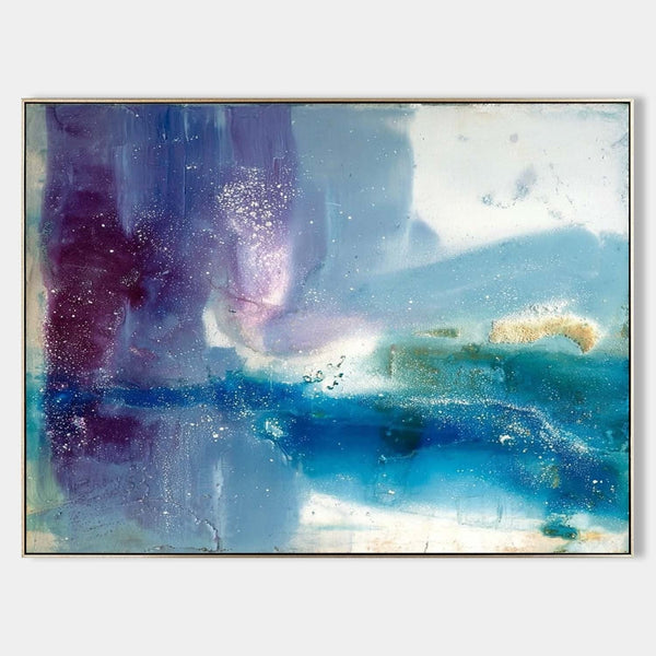 Violet Mist Over Turquoise Shore