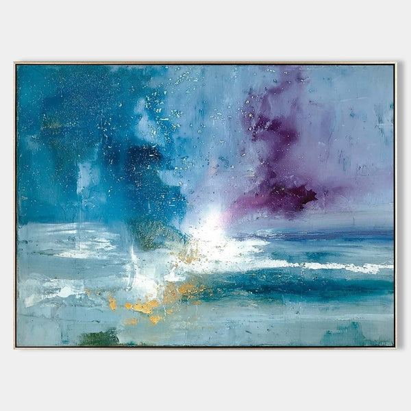 Violet Storm Over Turquoise Sea