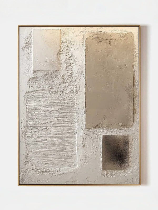 Wabi-Sabi Abstract Heavy Textured Wall Art