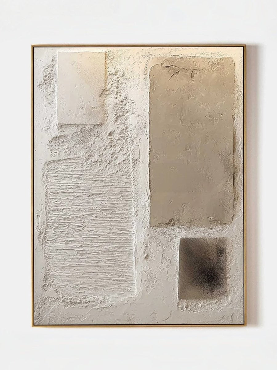 Wabi-Sabi Abstract Heavy Textured Wall Art