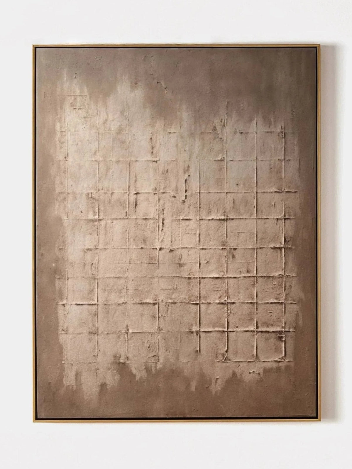 Wabi-Sabi Grid Abstract Wall Art