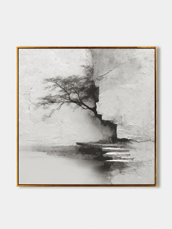Wabi-Sabi Lone Tree Wall Art
