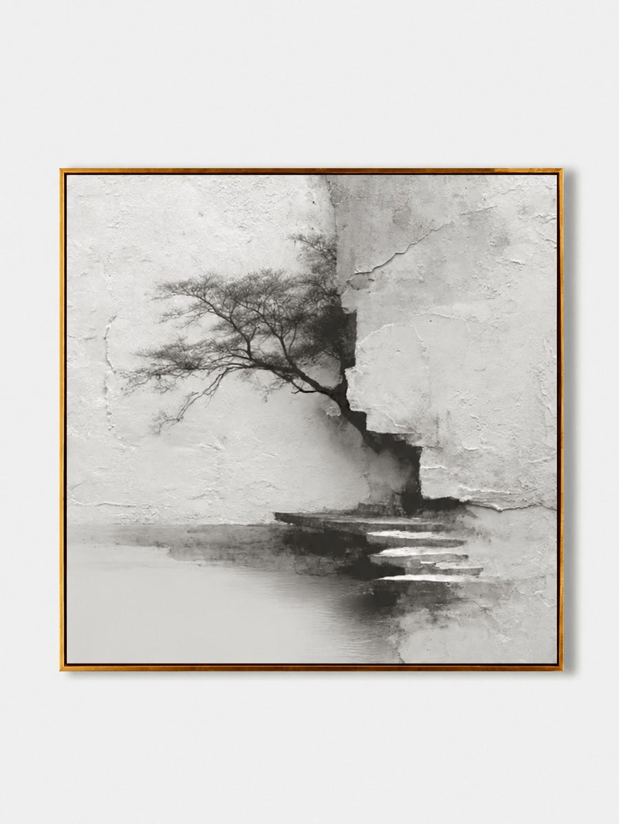 Wabi-Sabi Lone Tree Wall Art