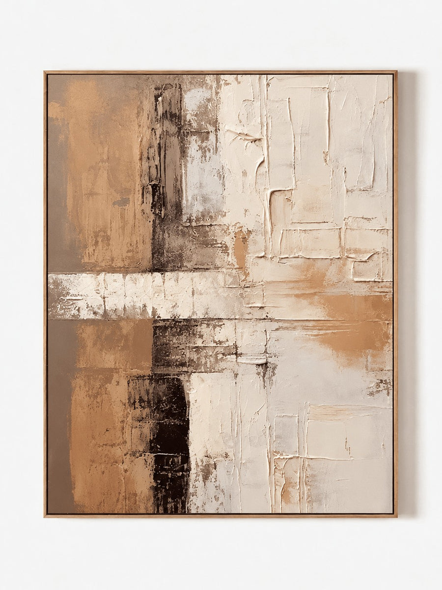 Wabi Sabi Textured Abstract Painting